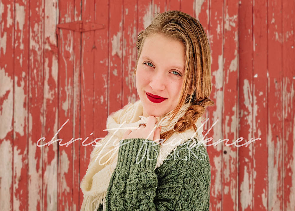 Avezano Red Door Photography Backdrop Designed By Christy Faulkner-AVEZANO